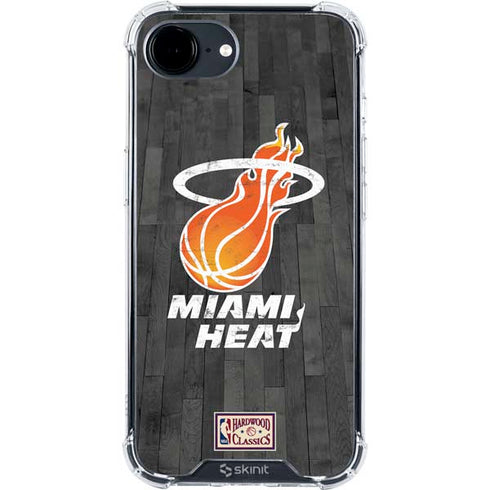 NBA Miami Heat Hardwood Classics iPhone 16e Clear Case